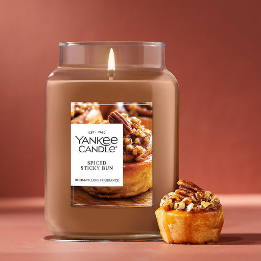 Spiced Sticky Bun Original Large Jar Candle - US 29174
