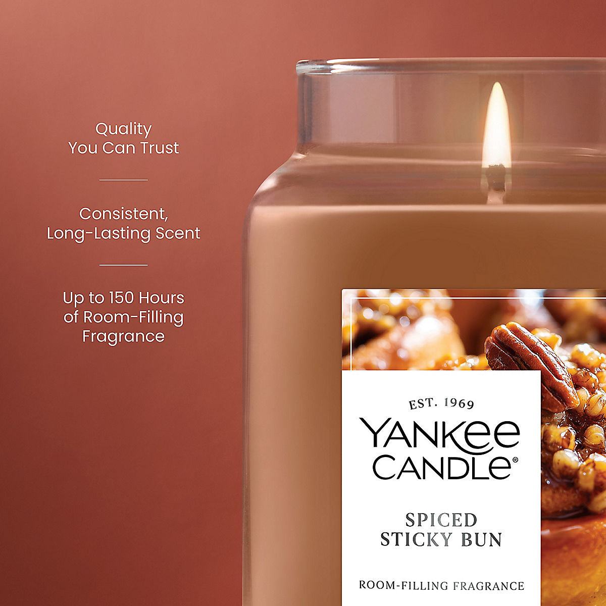 Spiced Sticky Bun Original Large Jar Candle - US 29174