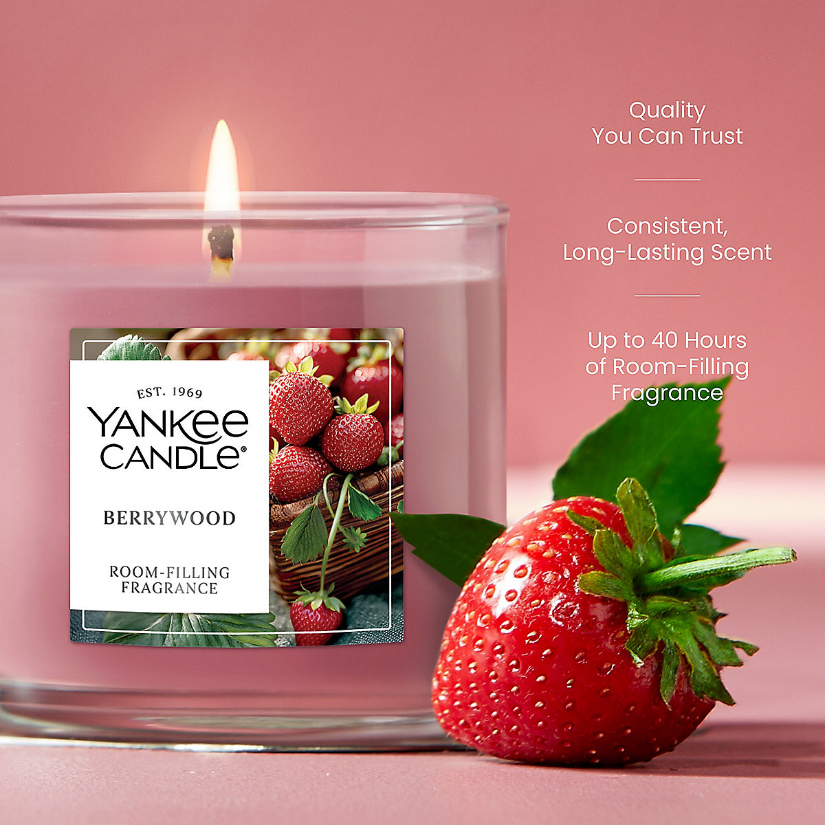 Berrywood Small Tumbler Candle - US 20980