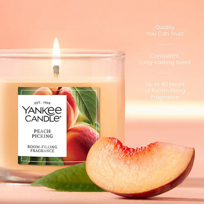 Peach Picking Small Tumbler Candle - US 32978