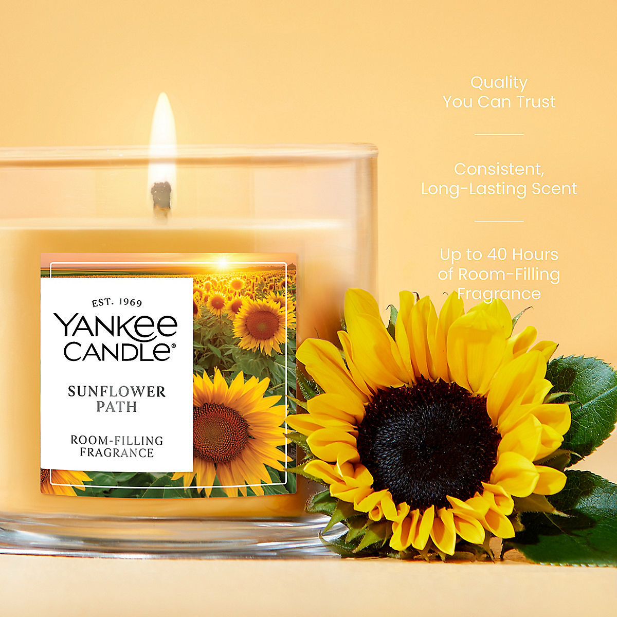 Sunflower Path Small Tumbler Candle - US 30683