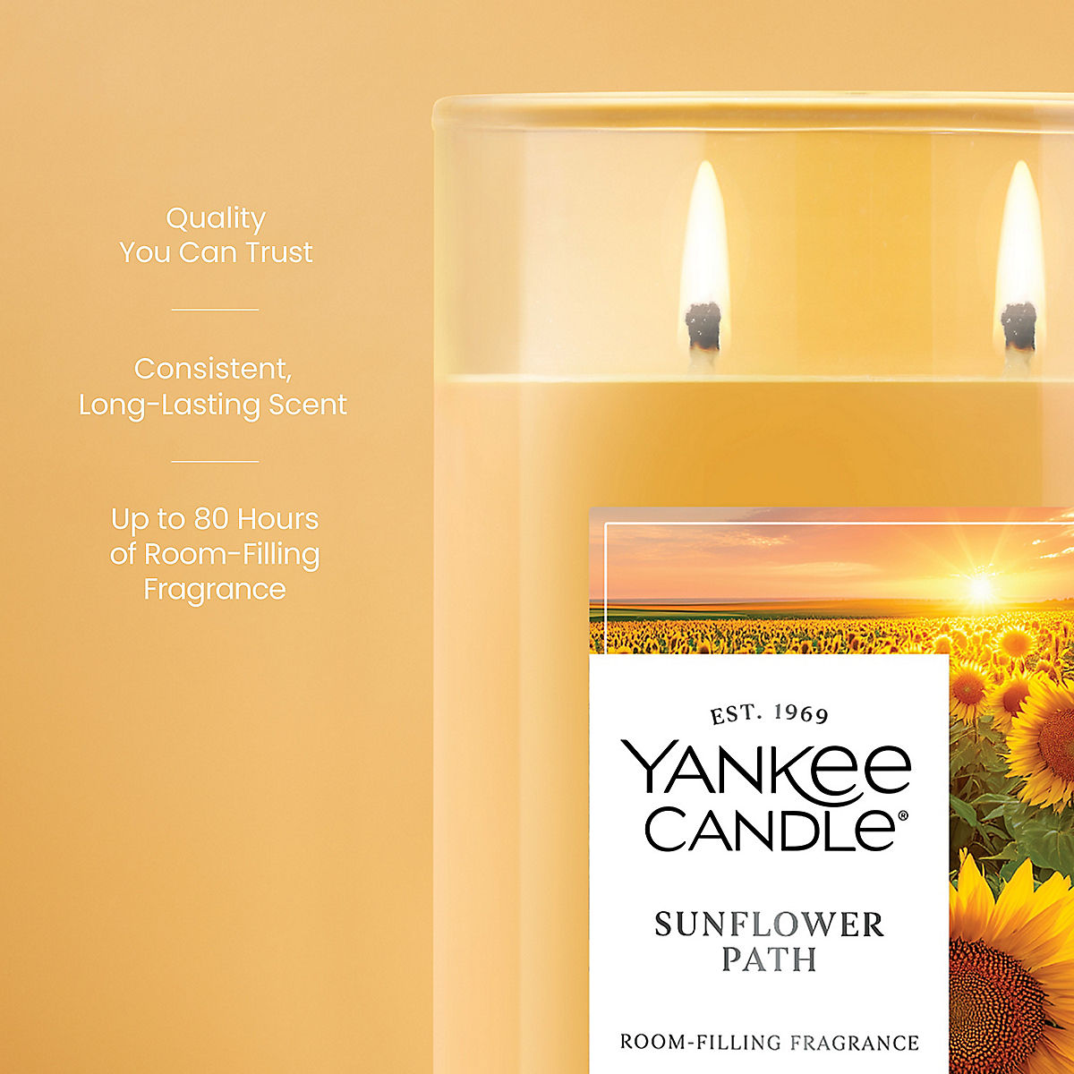 Sunflower Path Large Tumbler Candle - US 37573