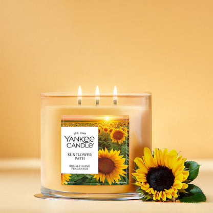 Sunflower Path 3-Wick Candle - US 27346