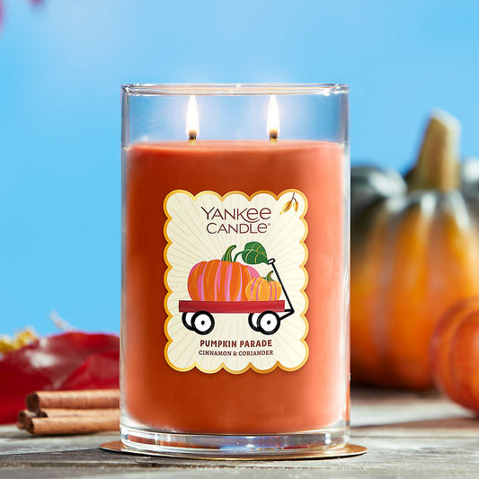Pumpkin Parade Large Tumbler Candle - US 47213