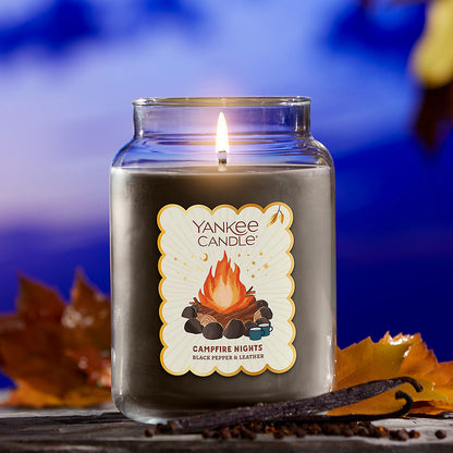 Campfire Nights Original Large Jar Candle - US 17848
