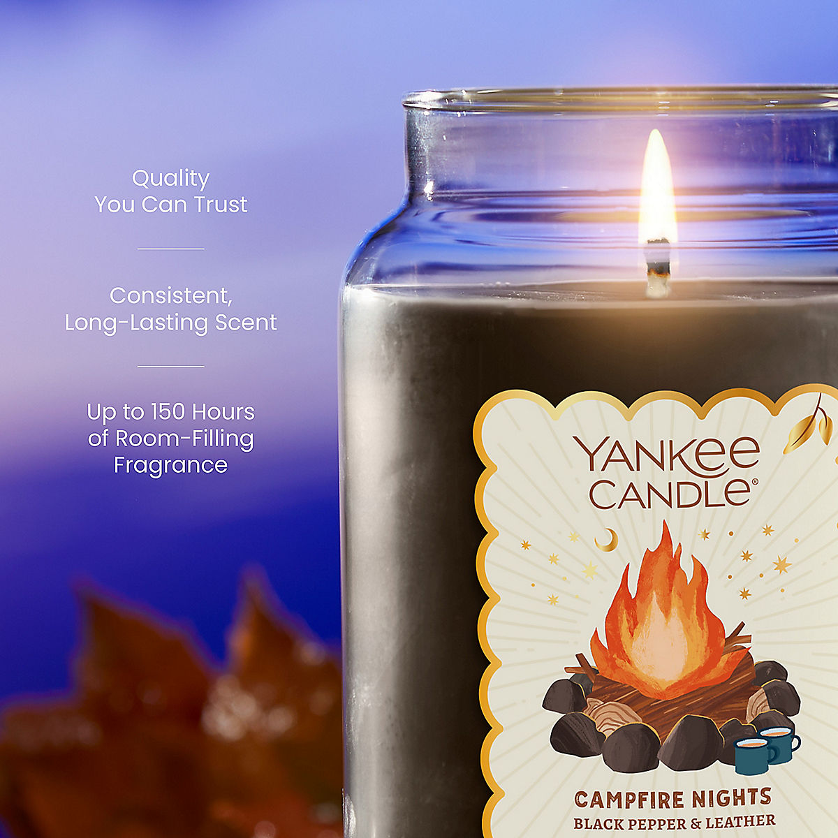Campfire Nights Original Large Jar Candle - US 17848