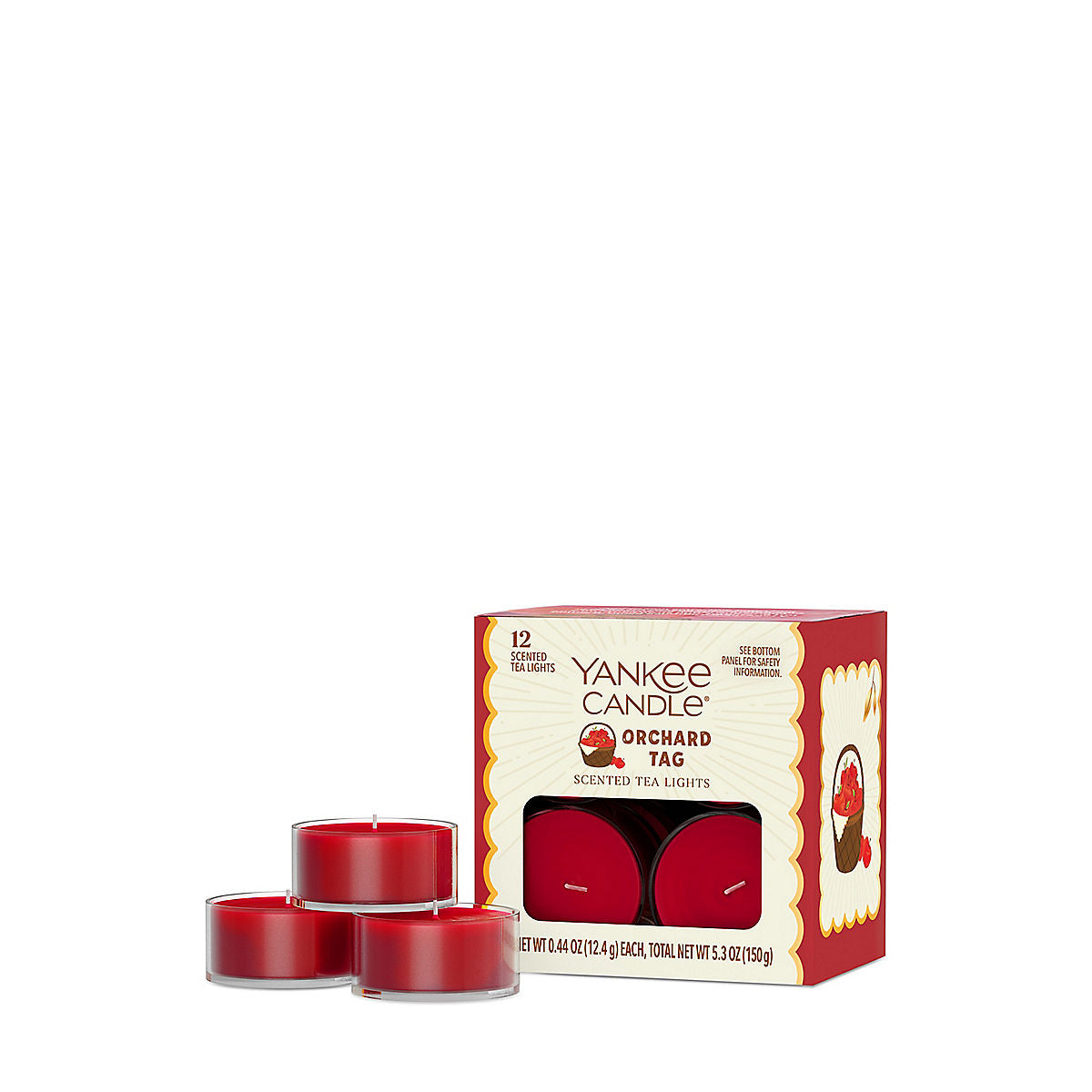 Orchard Tag Scented Tea Light Candles - US 97606
