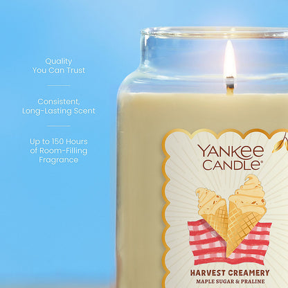 Harvest Creamery Original Large Jar Candle - US 18275