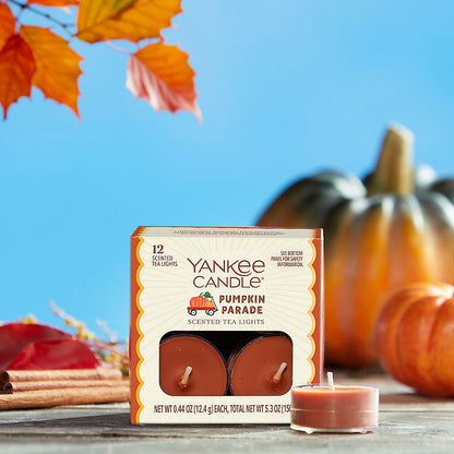 Pumpkin Parade Scented Tea Light Candles - US 85859