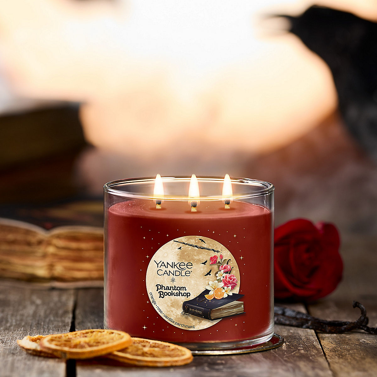 Phantom Bookshop 3-Wick Candle - US 35891