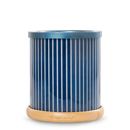Striped Wood Hurricane Scenterpiece® MeltCup Warmer - US 89699