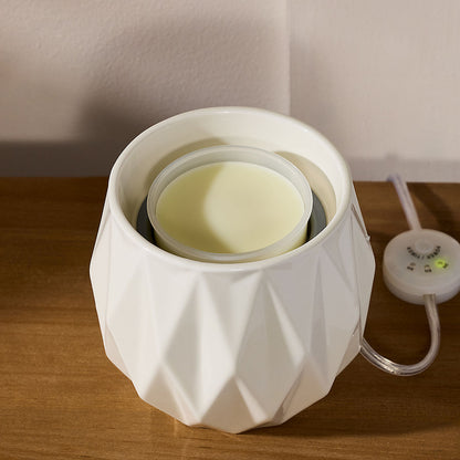 White Sculpture Scenterpiece® MeltCup Warmer - US 96909