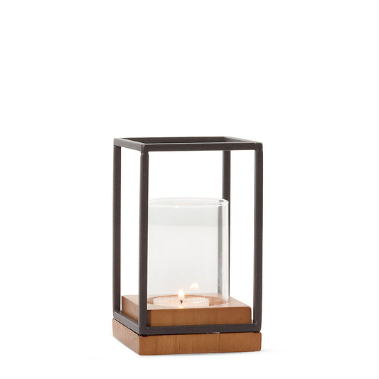 Black Edge Tea Light Candle Holder - US 43482