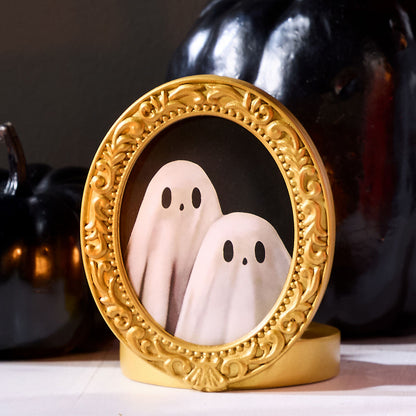 Ghost Portrait Tea Light Candle Holder - US 14198