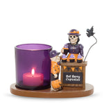 Bonebury Lane Bat Berry Cake Tea Light Candle Holder - US 30242