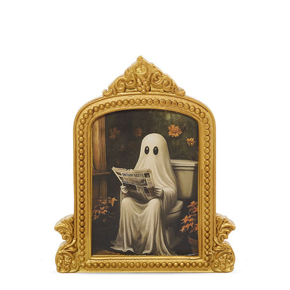 Reading Ghost Portrait Tea Light Candle Holder - US 32880