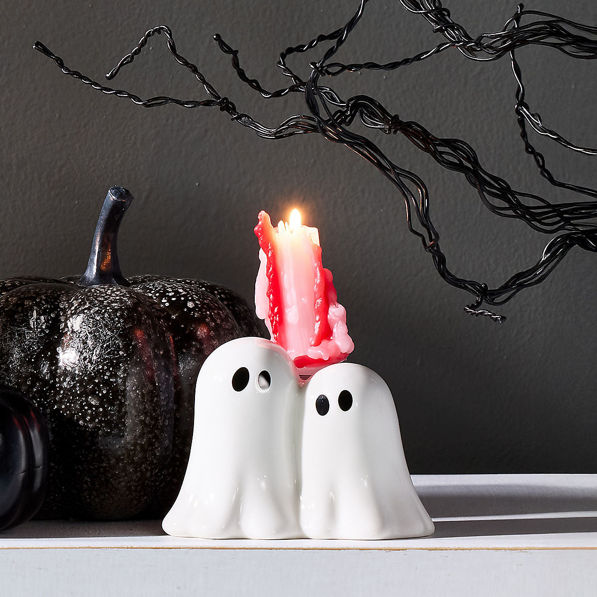 Ghosts Taper Candle Holder - US 84952