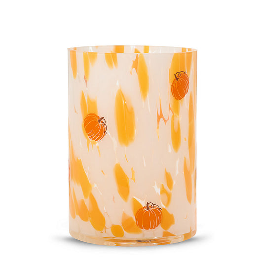 Pumpkin Painter Jar Candle Holder - US 01901