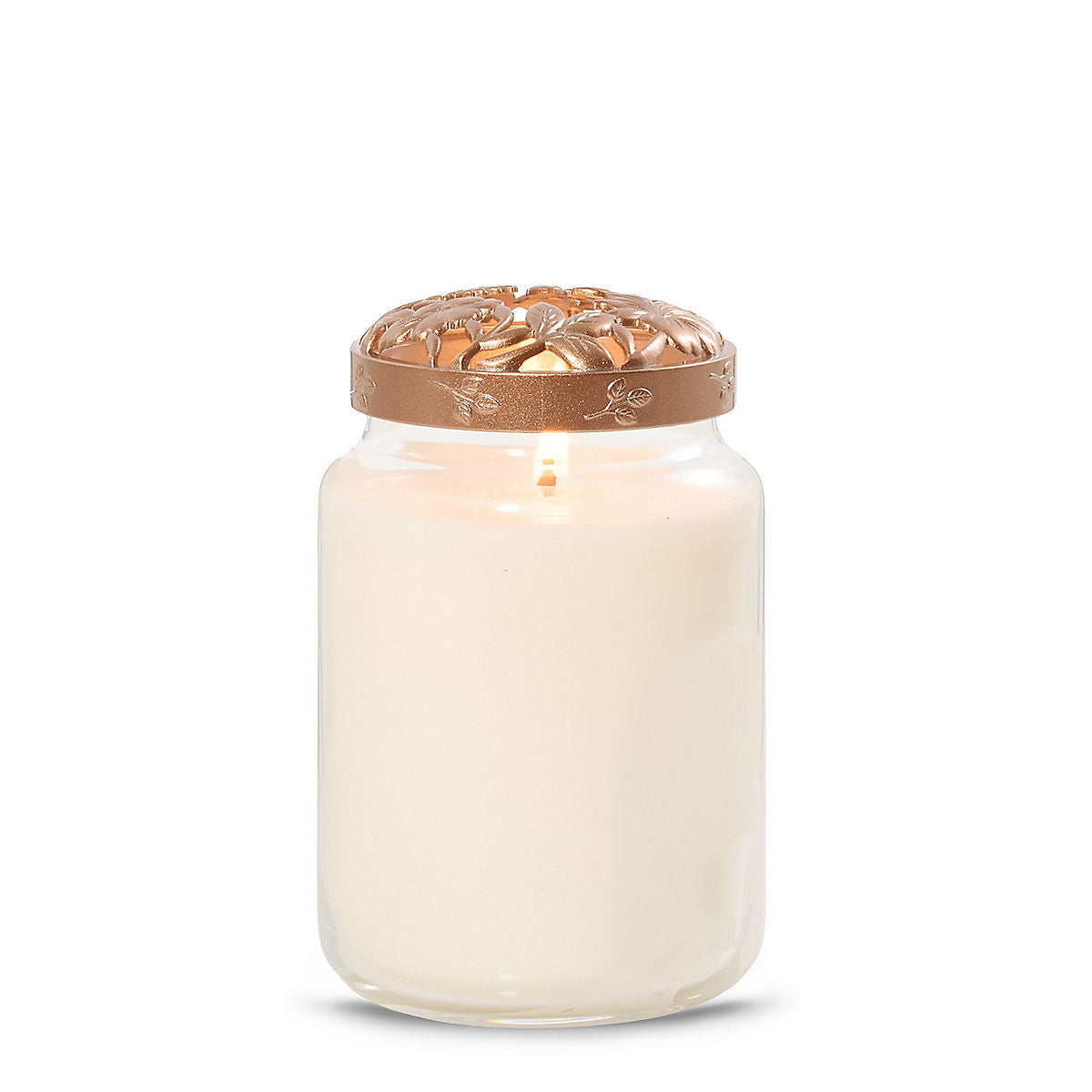 Floral Etch Illuma-Lid® Jar Candle Topper - US 62062