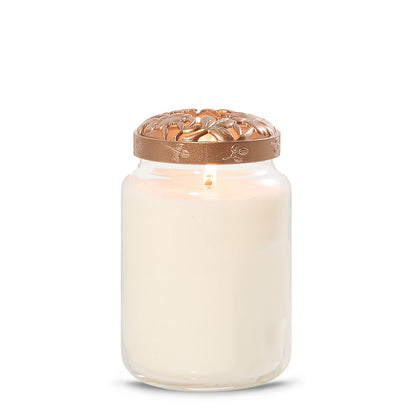 Floral Etch Illuma-Lid® Jar Candle Topper - US 62062
