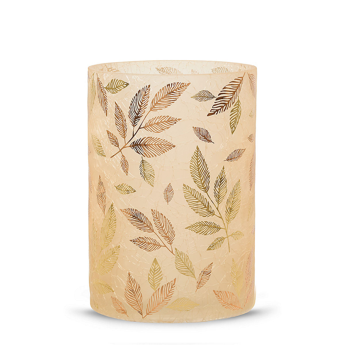 Frosted Gold Jar Candle Holder - US 18374