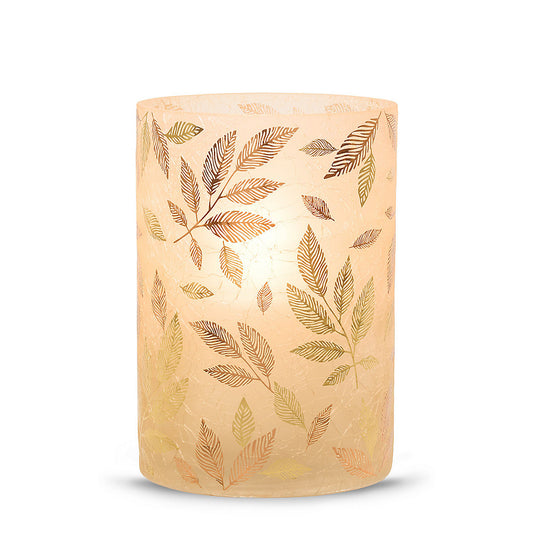 Frosted Gold Jar Candle Holder - US 18374