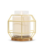 Caged Gold Jar Candle Holder - US 76446