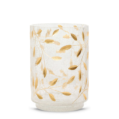 Gold Blossom Jar Candle Holder - US 40203