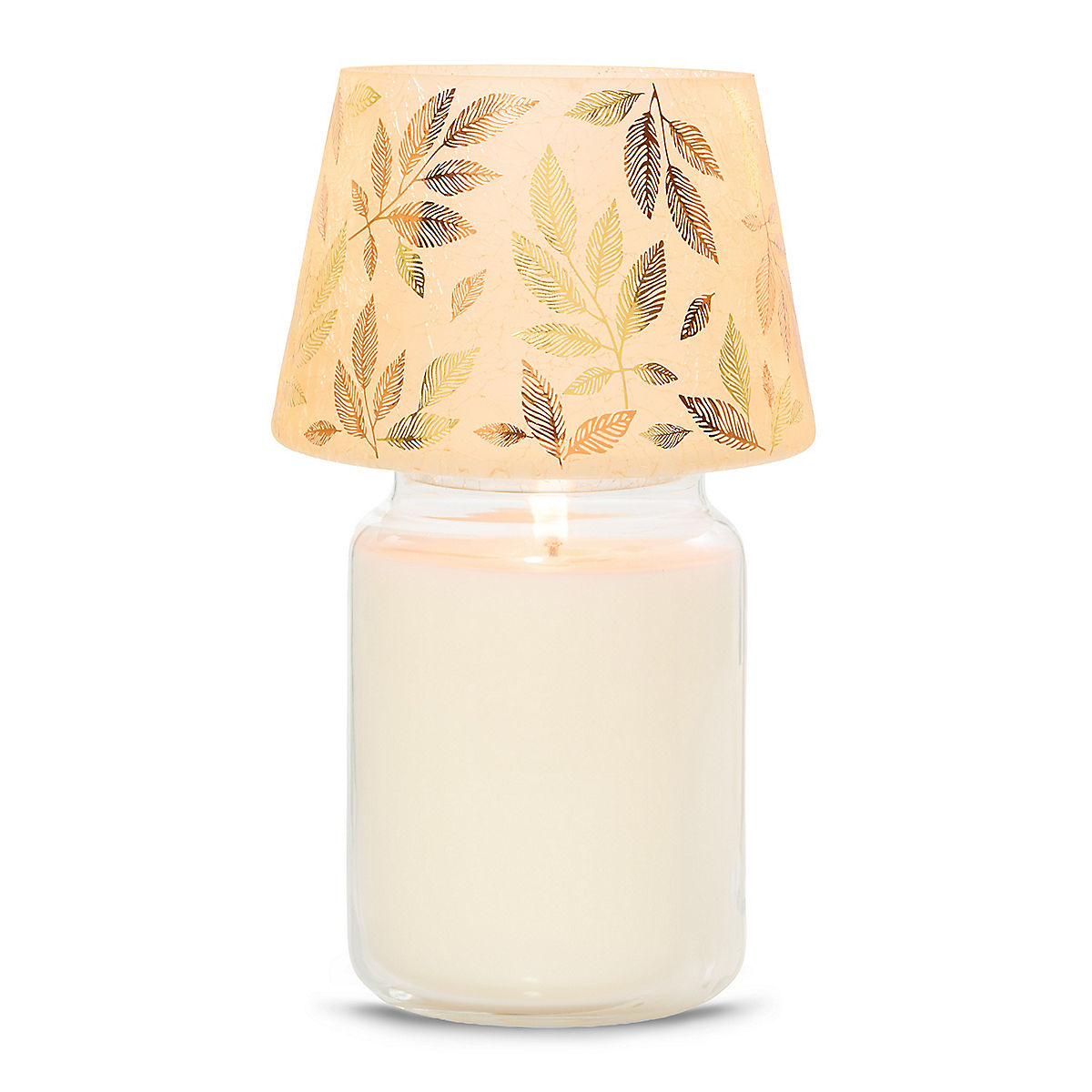 Frosted Gold Jar Candle Shade - US 45773