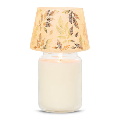 Frosted Gold Jar Candle Shade - US 45773