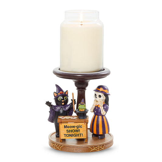 Bonebury Lane Meow-gic Show Candle Pedestal - US 79846