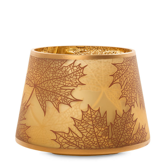 Crackle Leaves Jar Candle Shade - US 63418