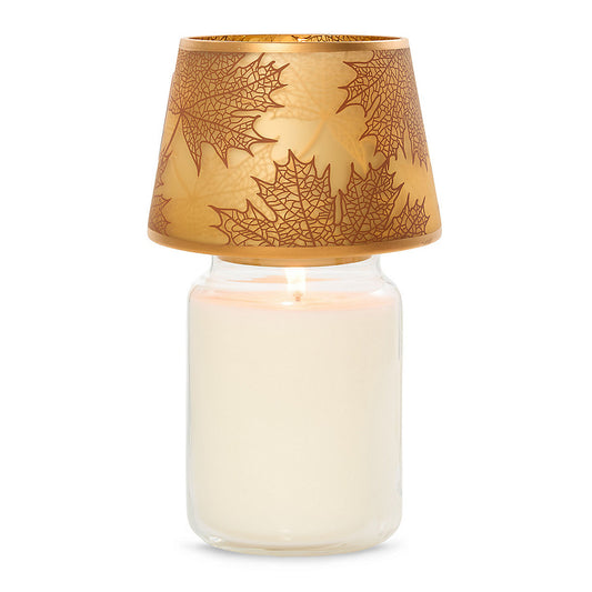 Crackle Leaves Jar Candle Shade - US 63418
